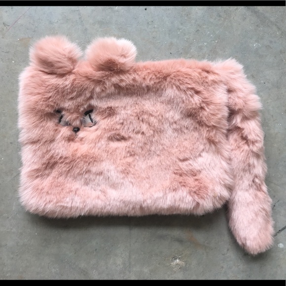 new look fur bag